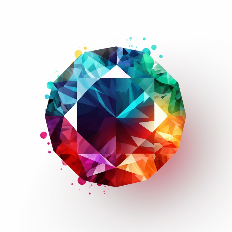 midjourney logo example gemstone