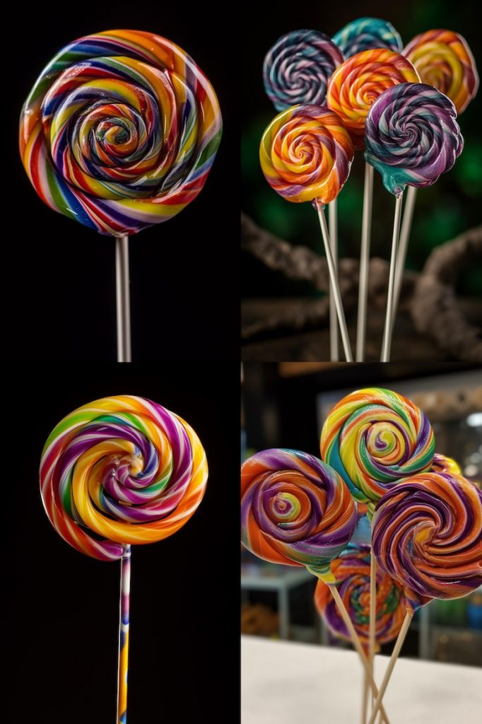 midjourney lollipop example aspect ratio