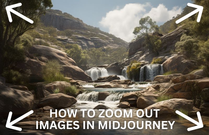how to zoom out photos in midjourney