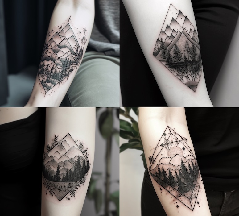 Nature-Inspired Geometrical Tattoos By Jasper Andres | DeMilked