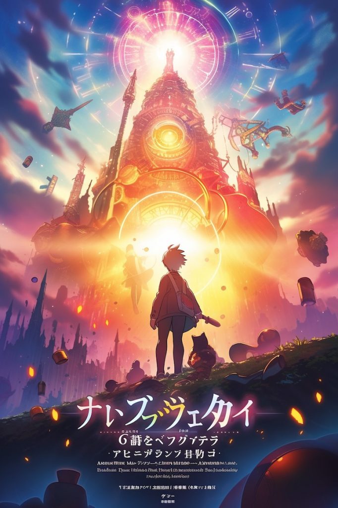midjourney prompt anime movie poster
