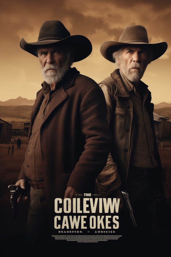 midjourney western movie poster prompt