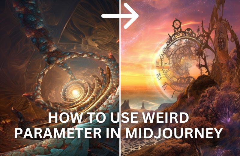 how to use weird parameter midjourney