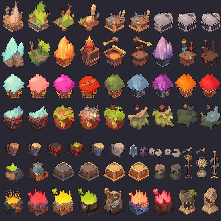 prompthunt: A game assets spritesheet by Rayman legends online