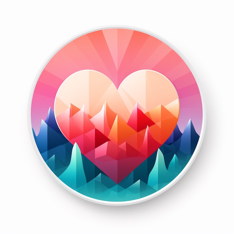 midjourney prompt health app icon