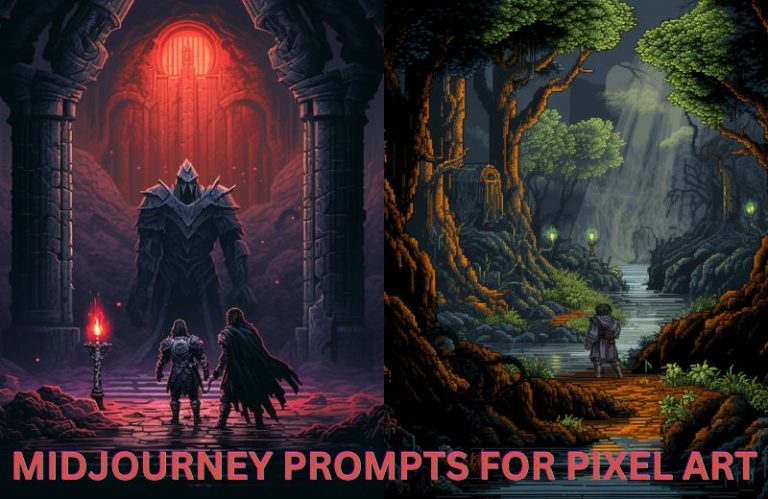 midjourney prompts for pixel art