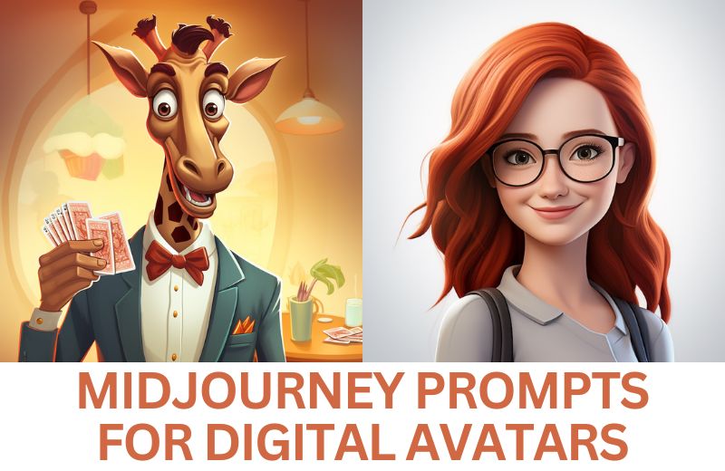 midjourney prompts for digital avatars