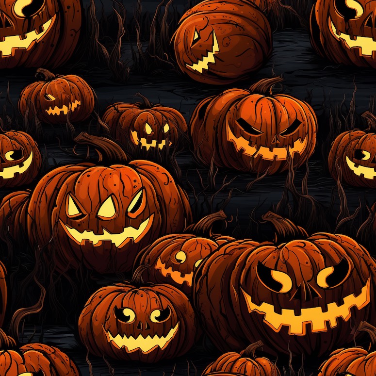 midjourney prompts for halloween patterns 3