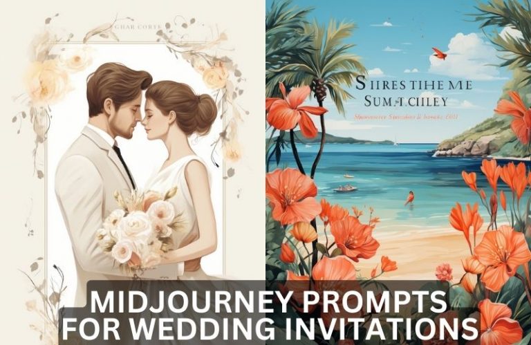 midjourney prompts for wedding invitations