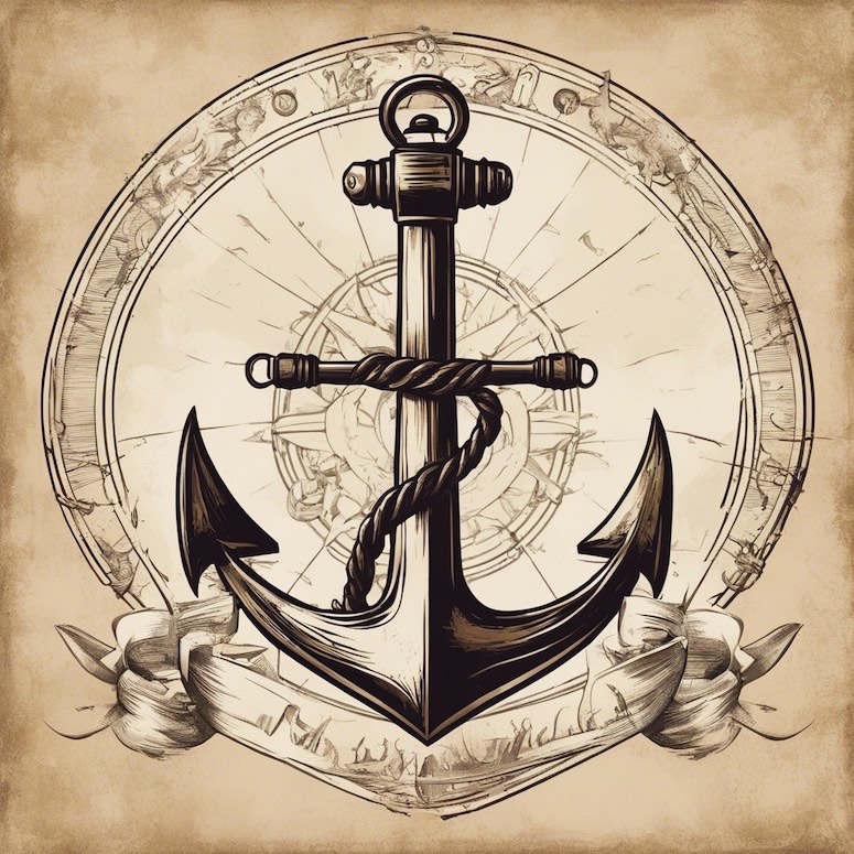 anchor emblem logo stable diffusion prompt