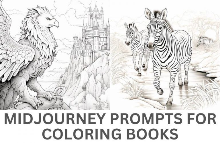 midjourney prompts for coloring books