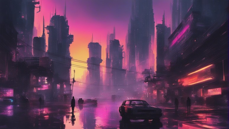 cyberpunk wallpaper prompt stable diffusion
