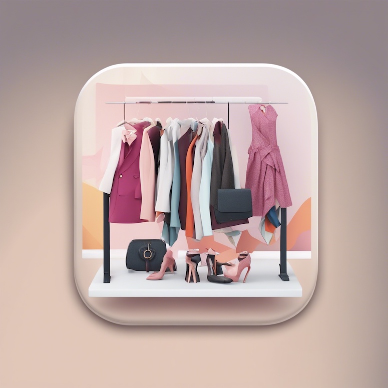 fashion app icon stable diffusion prompt