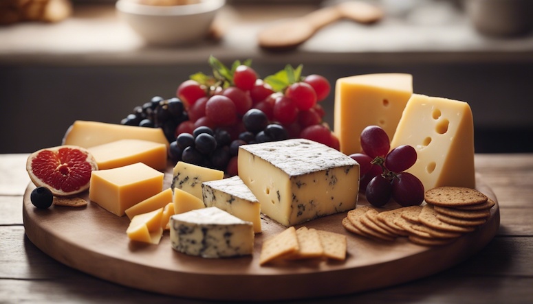 food photography cheese platter prompt stable diffusion