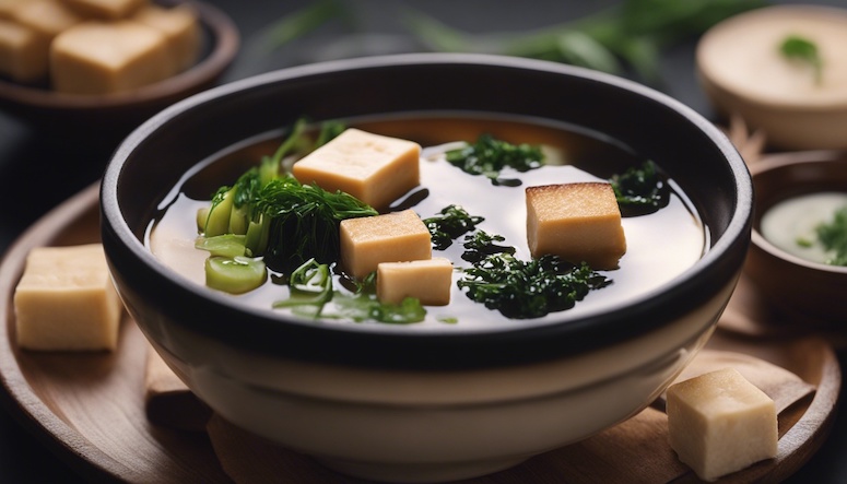 food photography miso soup prompt stable diffusion