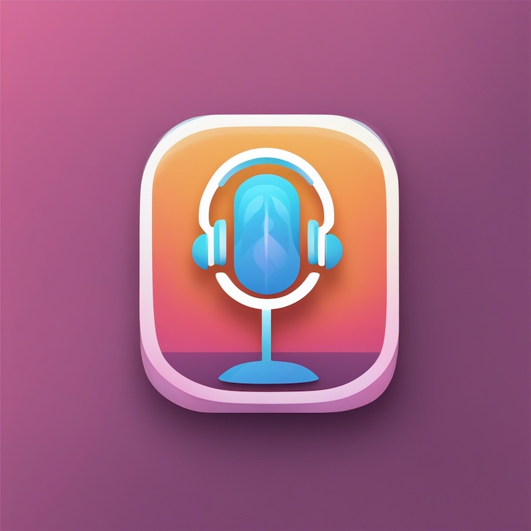 podcast app icon stable diffusion prompt
