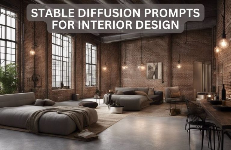 stable diffusion prompts for interior design