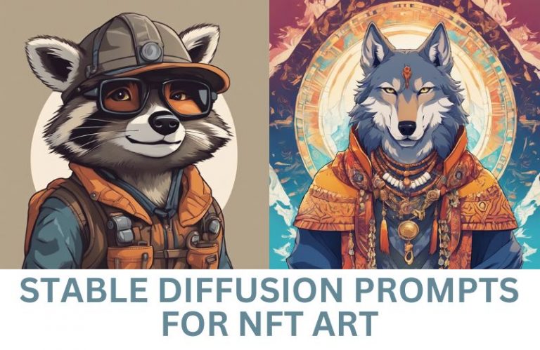 stable diffusion prompts for nft art