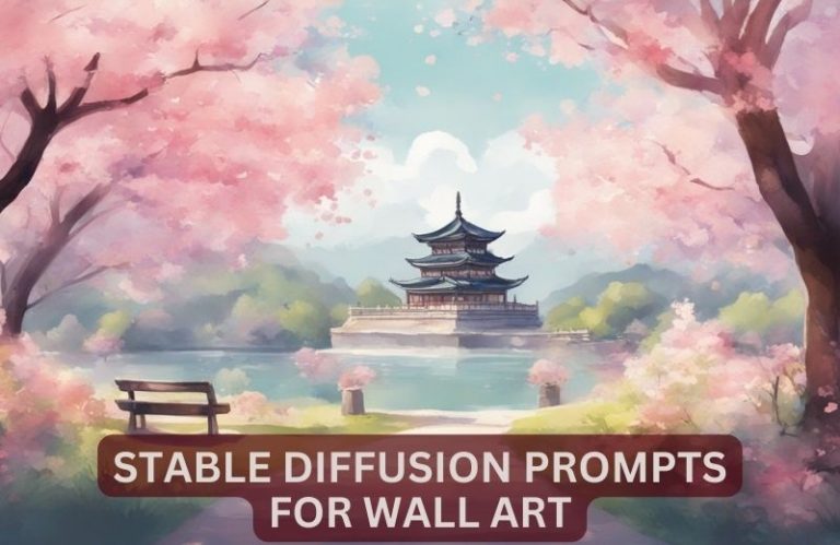 stable diffusion prompts for wall art