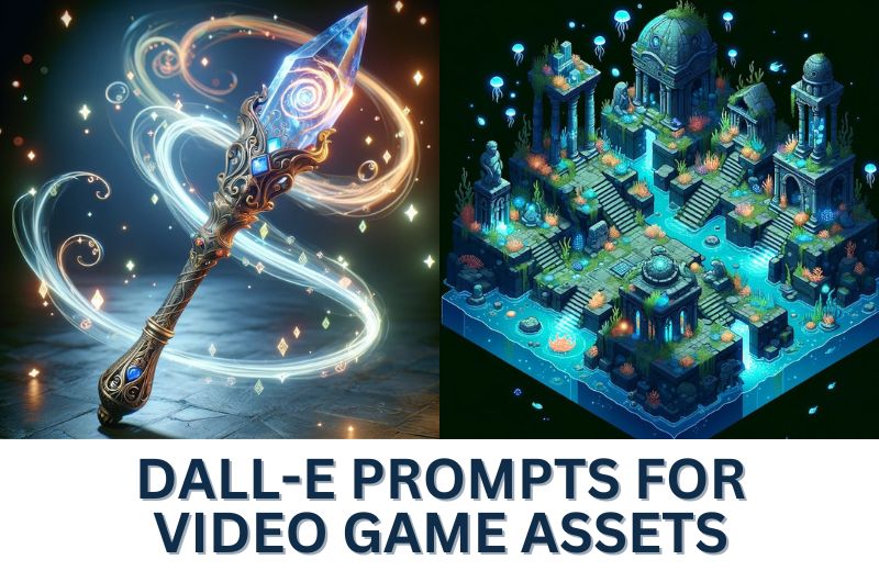 dalle prompts for video game assets