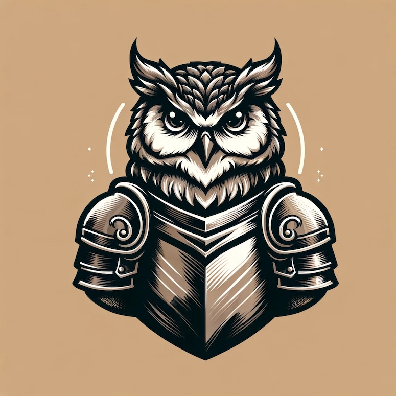 owl mascot logo prompt dalle 3