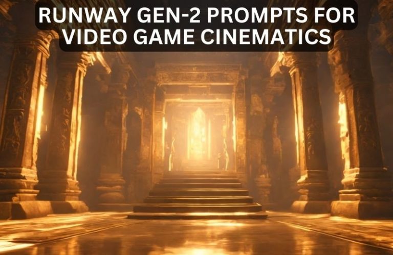 video game cinematics runway