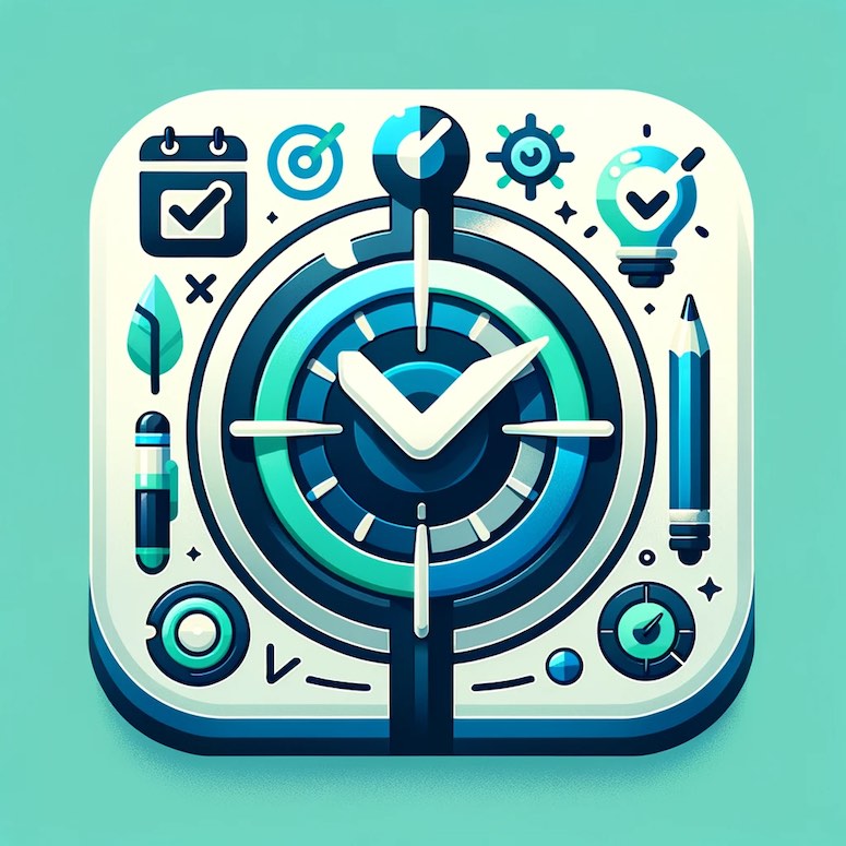 dalle 3 prompt productivity app icon