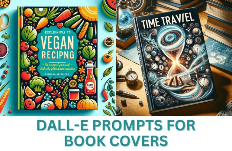 dalle prompts for book covers